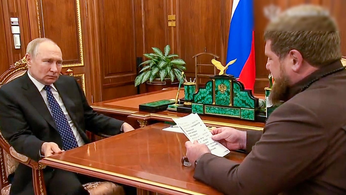 Putin und Kadyrow