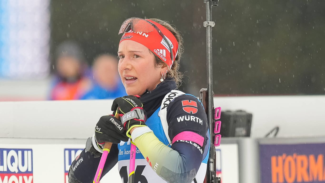 Sophia Schneider: Bei der WM in Oberhof zeigte sie eine solide Leistung.