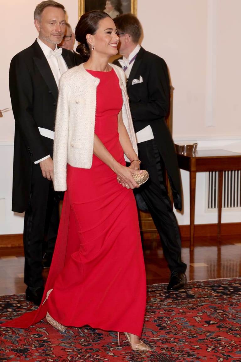 Franca Lehfeldt im Schloss Bellevue.