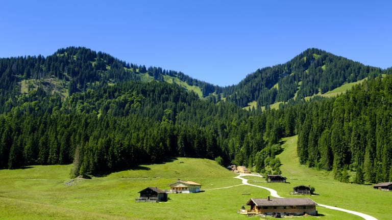 Eine idyllische Landschaft: Die Valepp ist weit abgelegen und nur über eine Mautstraße befahrbar.