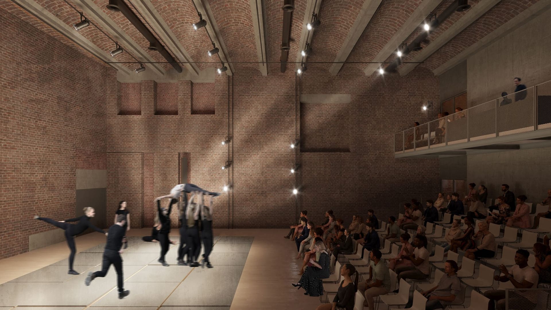 Auf 7.000 Quadratmetern soll sich in Nürnbergs früherer Kongresshalle die Kulturszene entfalten können. Die Grafik vermittelt einen Eindruck, wie künftige Performance-Räume aussehen könnten. Auf 7.000 Quadratmetern soll sich in Nürnbergs früherer Kongresshalle die Kulturszene entfalten können. Die Grafik vermittelt einen Eindruck, wie künftige Performance-Räume aussehen könnten.