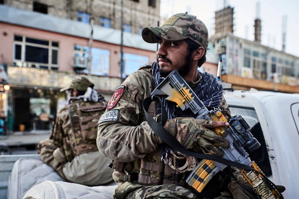 Taliban-Kämpfer in Kabul (Archiv): "Oft wurde über lange Zeit verbissen Widerstand geleistet."