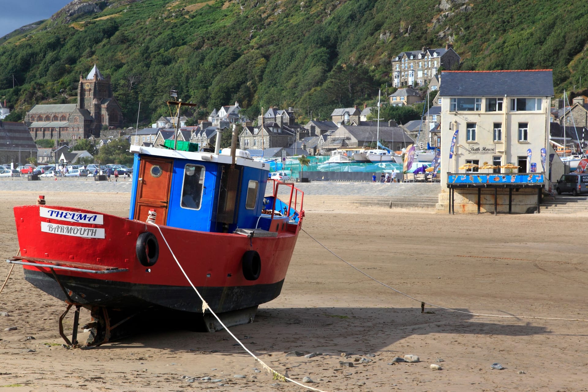 Blick auf Barmouth: In dem beschaulichen waliser Örtchen trug sich ein brutales Verbrechen zu.