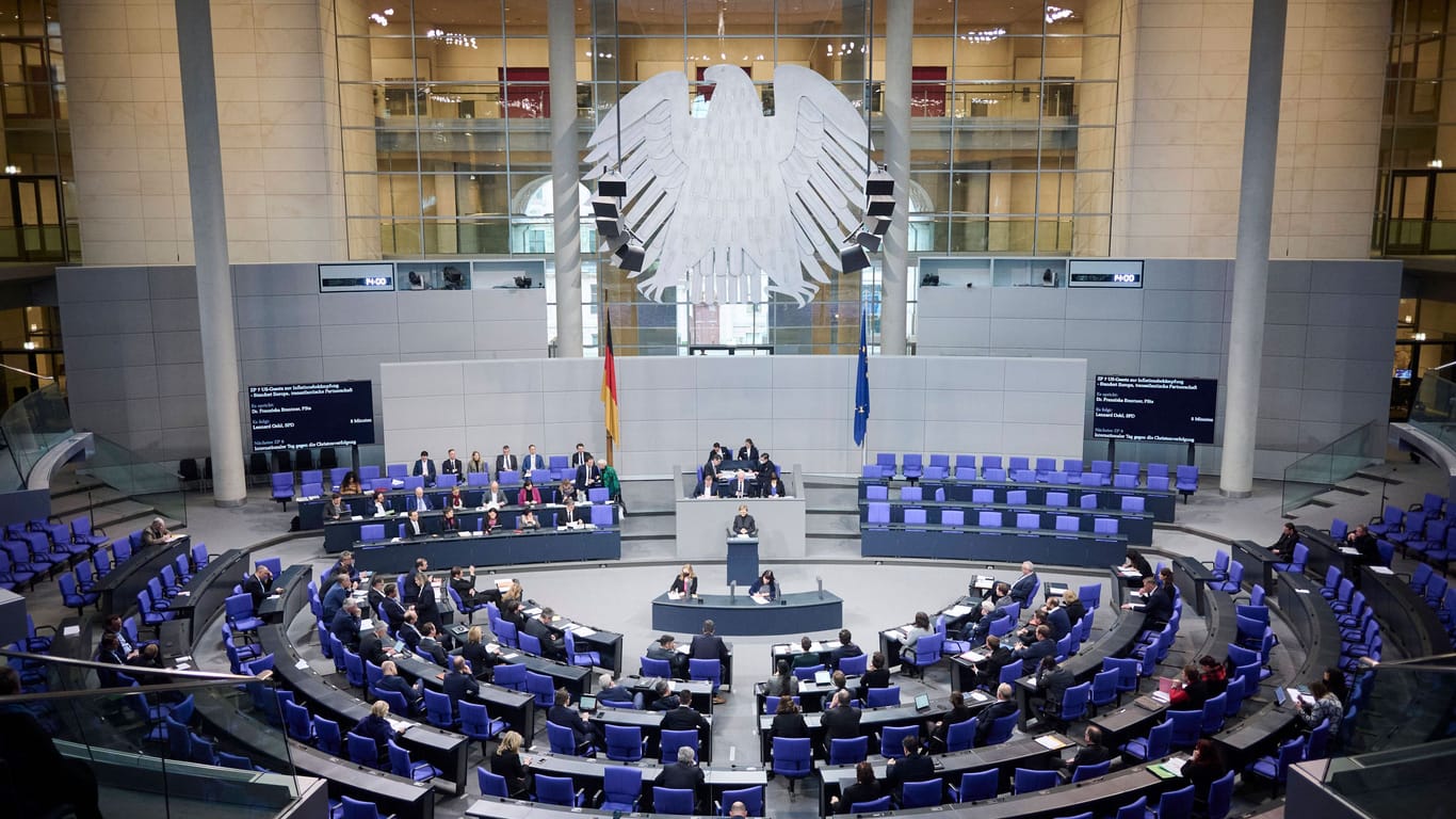 Plenarsitzung im Bundestag: Die Ampel-Koalition will das Wahlrecht reformieren.