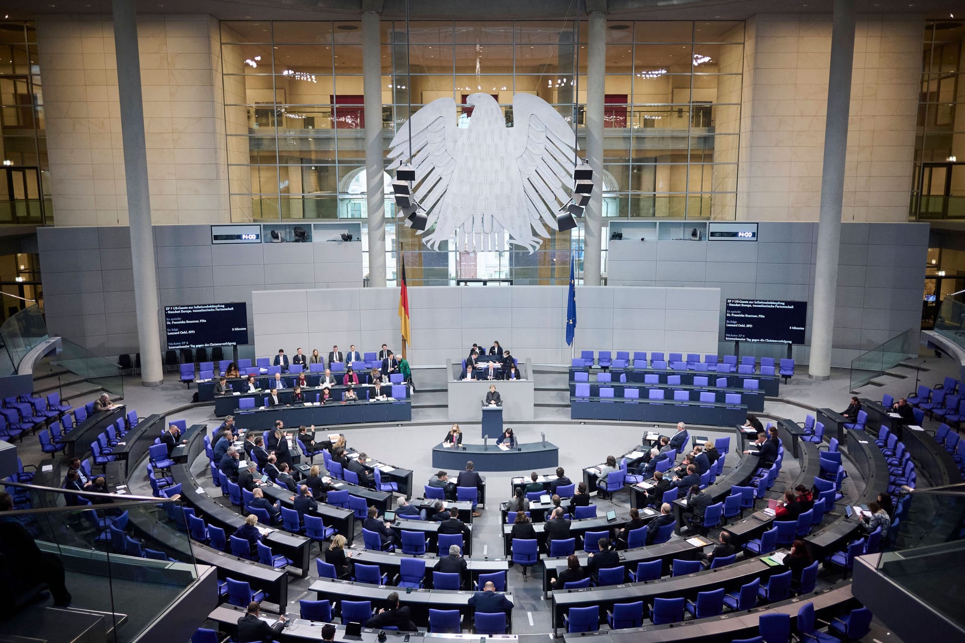 Plenarsitzung im Bundestag: Die Ampel-Koalition will das Wahlrecht reformieren.