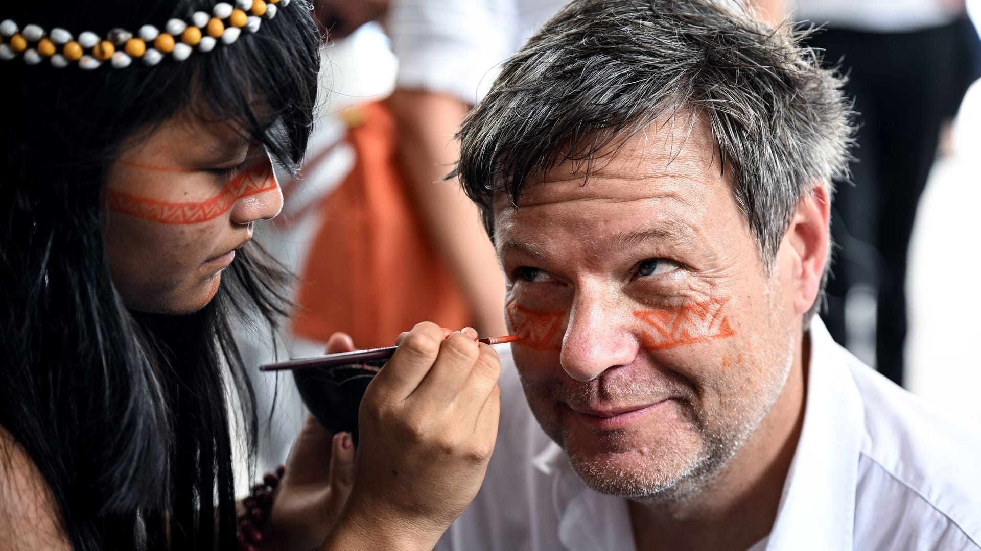 Robert Habeck in Brasilien: Der Bundeswirtschaftsminister soll sich als "Häuptling" vorgestellt haben.