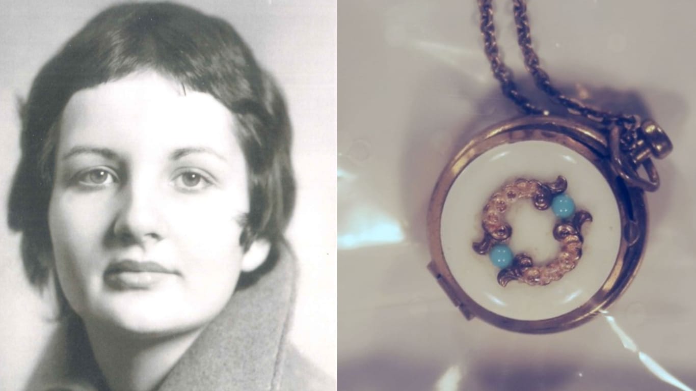 Im Vermisstenfall Elke Kerll sucht die Polizei nach Hinweise – auch mit Fotos einer Halskette (Montage): Wer kann Hinweise zu dem Fall geben?