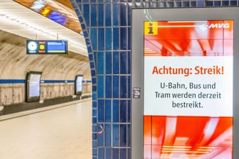 Streik, München, Demo, Warnstreik, Nahverkehr, ÖPNV, U-Bahn, Tram, Bus, S-Bahn, Klima-Aktivisten