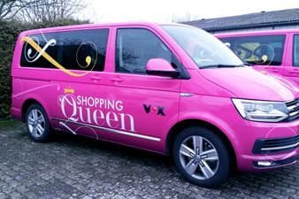 Mit dem Shopping-Queen-Bus ging es durch die Stadt.