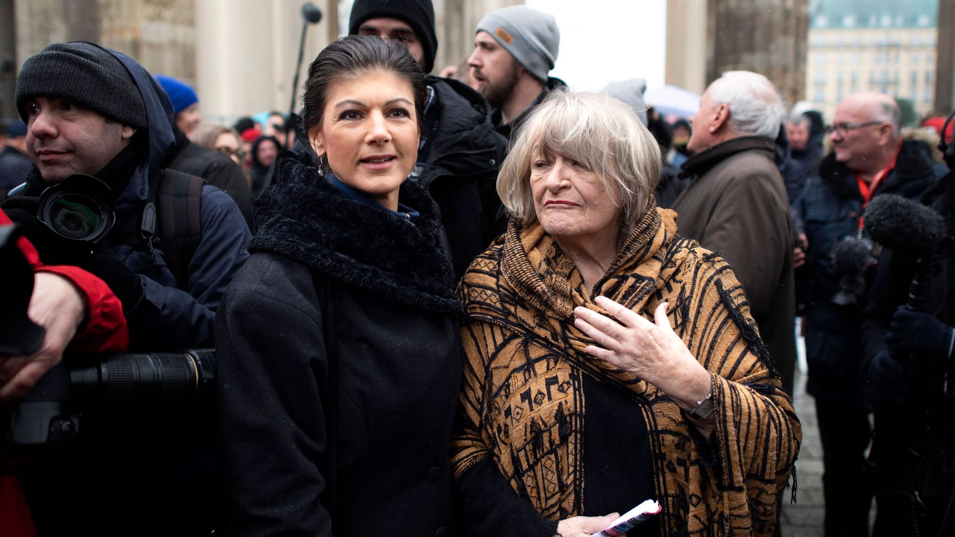 Sahra Wagenknecht und Alice Schwarzer: Wagenknecht hat den offenen Brief angestoßen.