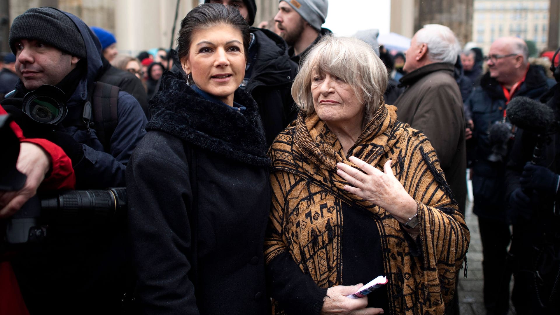 Sahra Wagenknecht und Alice Schwarzer: Wagenknecht hat den offenen Brief angestoßen.