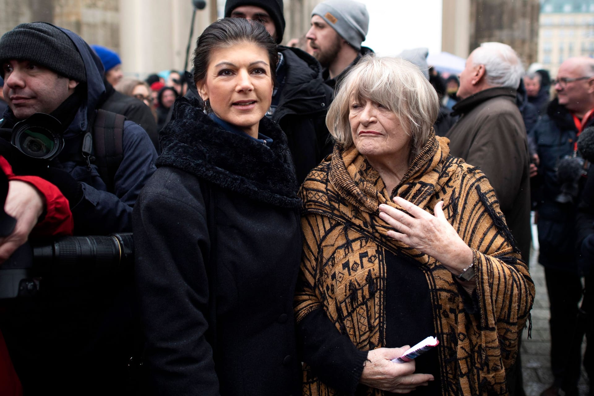 Sahra Wagenknecht und Alice Schwarzer: Wagenknecht hat den offenen Brief angestoßen.