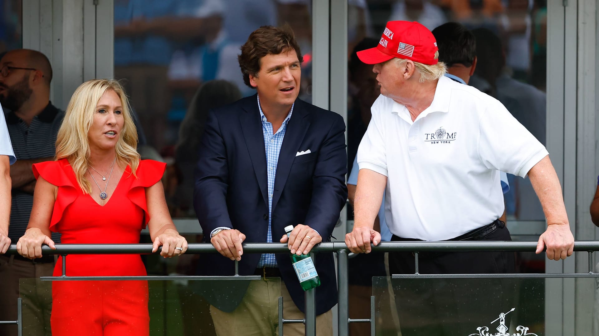 Noch immer ganz nah am Ex-Präsidenten: "Fox News"-Moderator Tucker Carlson