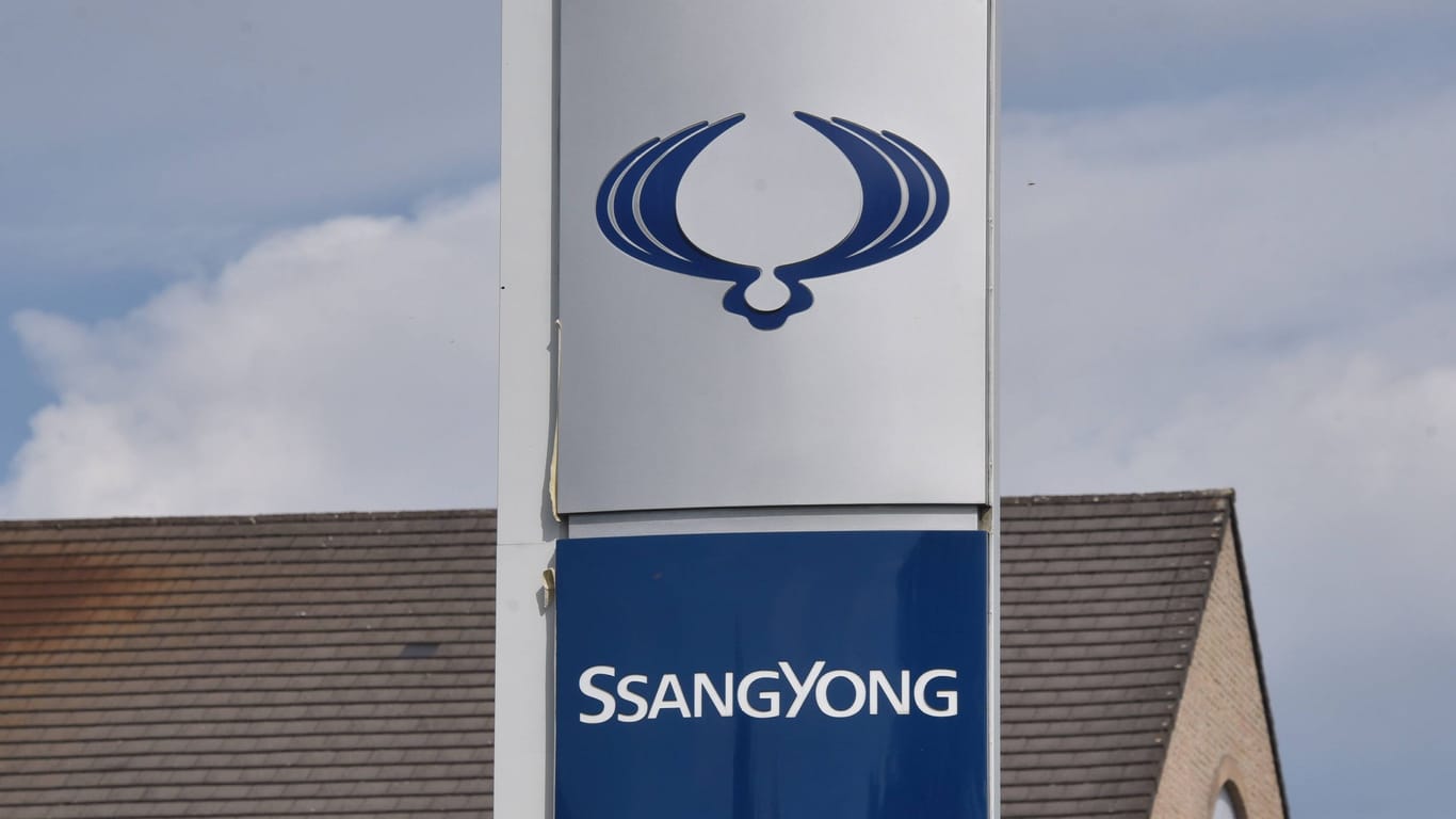 War ohnehin ein seltener Anblick: Das Ssangyong-Logo wird man künftig nicht mehr sehen.