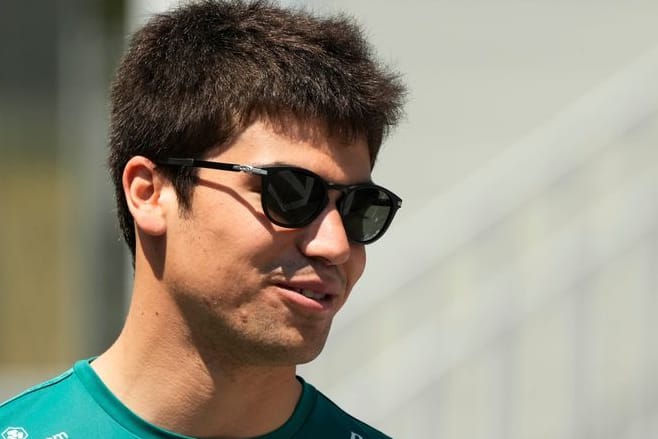 Lance Stroll: Der Kanadier stürzte mit dem Fahrrad.