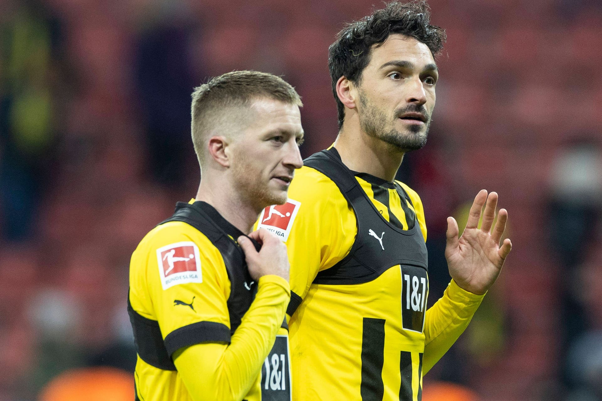 Marco Reus (li.) und Mats Hummels im BVB-Trikot.