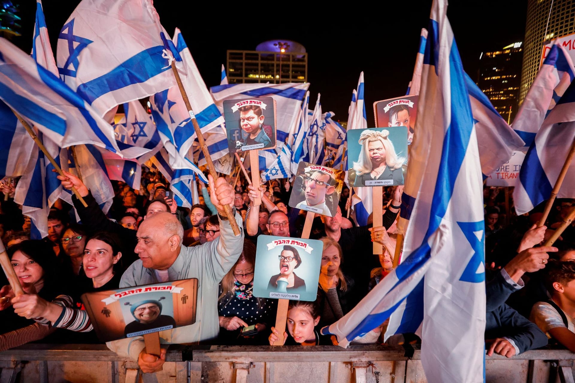 Protest in Tel Aviv: Es war wohl die bisher größte Demonstration gegen die Justizreform.