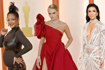 Rihanna, Cara Delevingne und Eva Longoria: Drei von vielen Oscar-Looks.