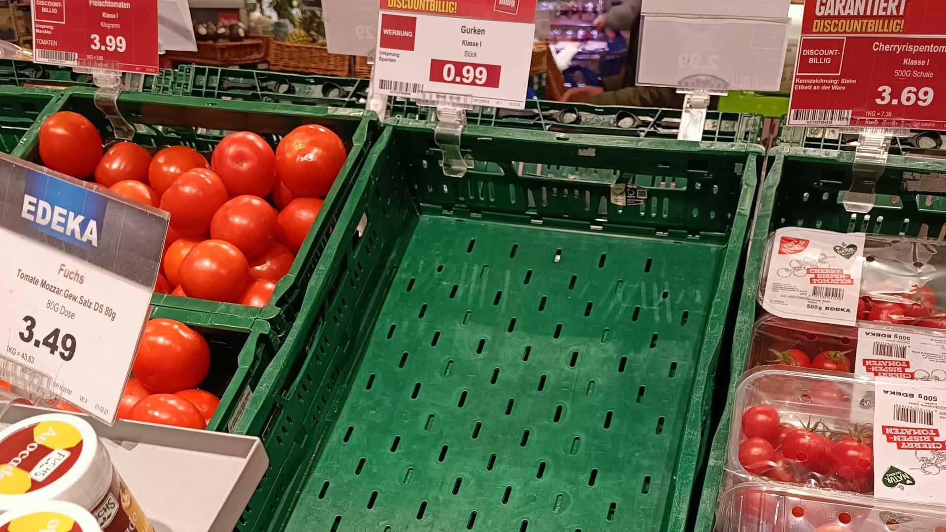 Nach wenigen Stunden waren die Gurken in Ronnenberg vergriffen.