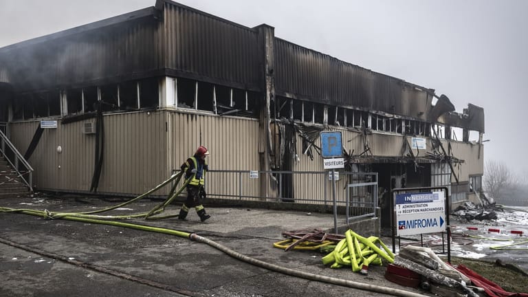Feuer in Schweizer Käselager