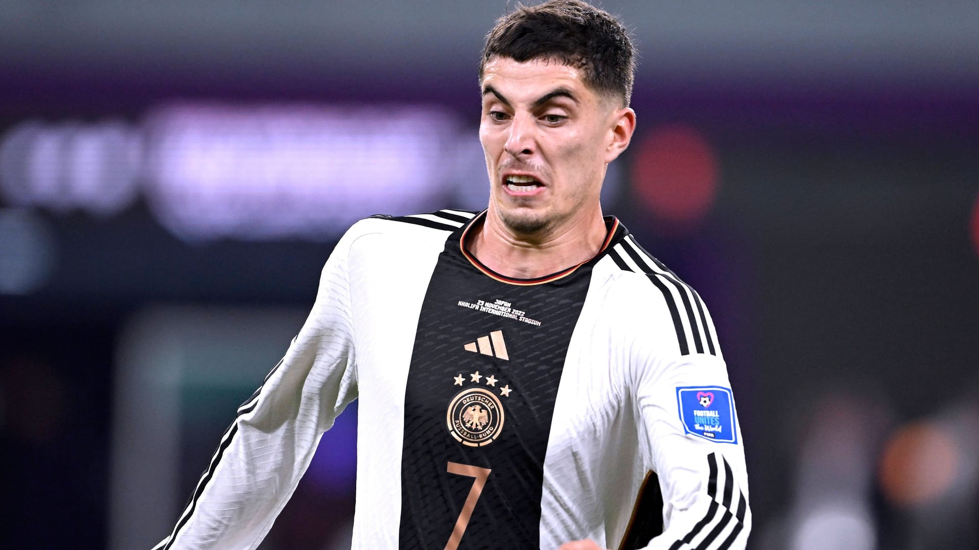 Kai Havertz: Der deutsche Nationalspieler hat sich über den Druck während der WM geäußert. Kai Havertz: Der deutsche Nationalspieler hat sich über den Druck während der WM geäußert.
