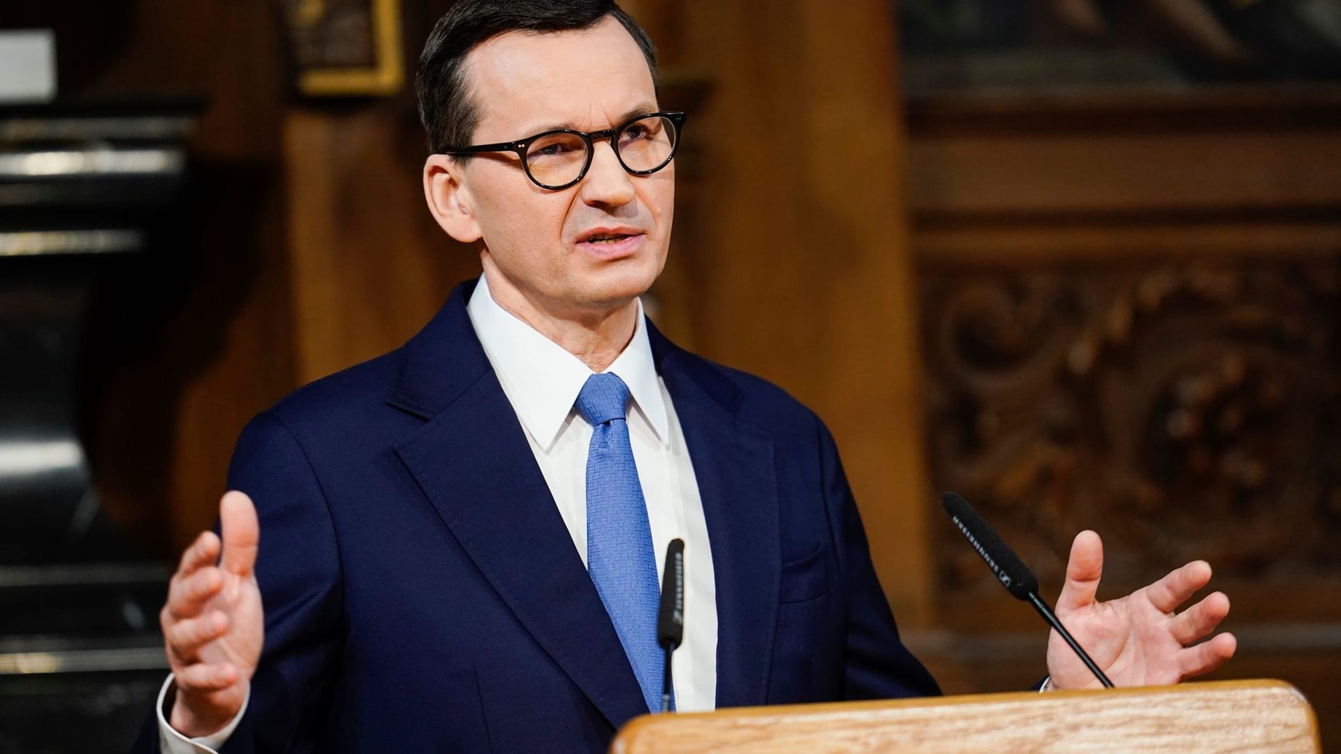 Mateusz Morawiecki: Der polnische Ministerpräsident fürchtet um den eigenen Getreidemarkt.