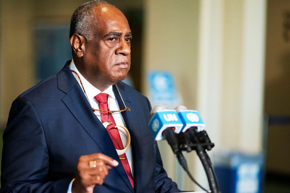 Ishmael Kalsaku: Der Premierminister von Vanuatu sprach von einer "klaren Botschaft".