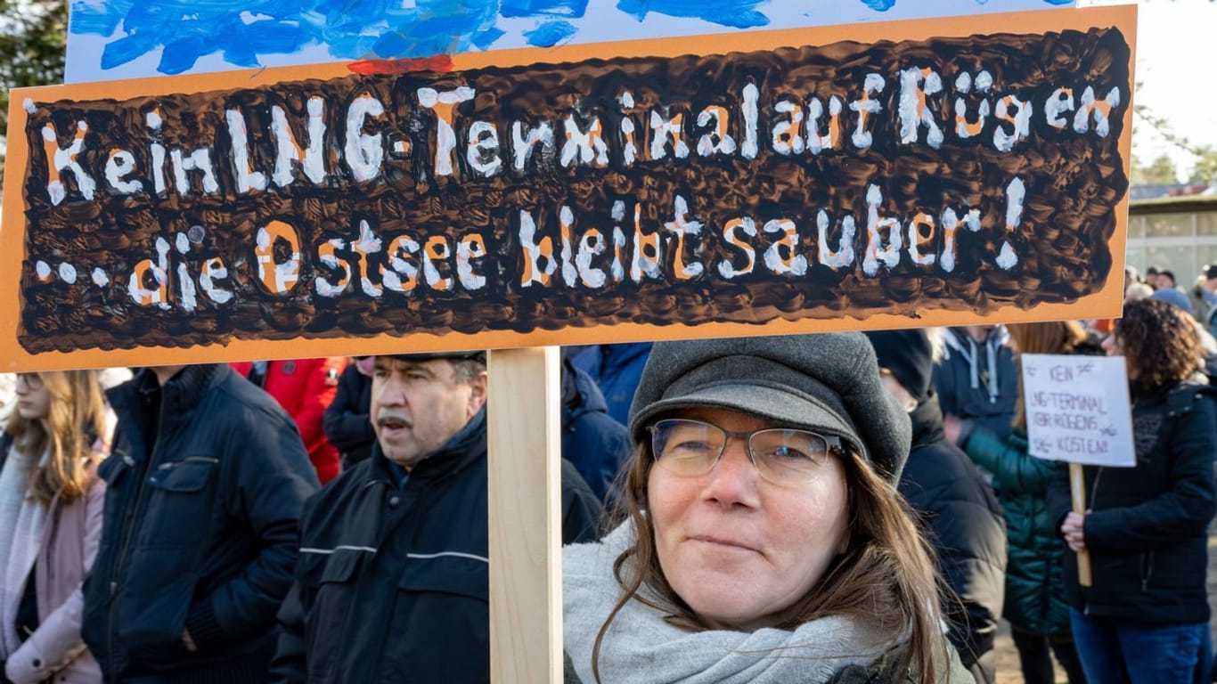 Demonstration "Kein LNG vor Rügen!"