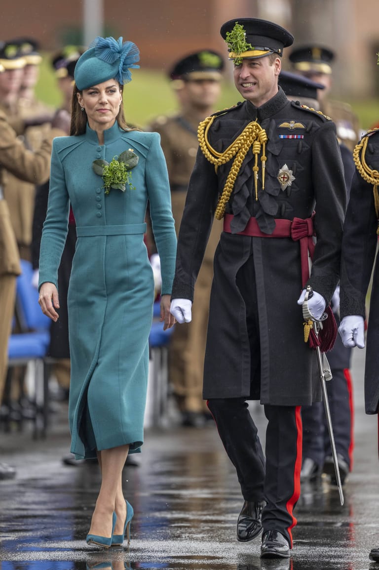Prinzessin Kate und Prinz William zeigen sich gemeinsam am St. Patrick's Day.