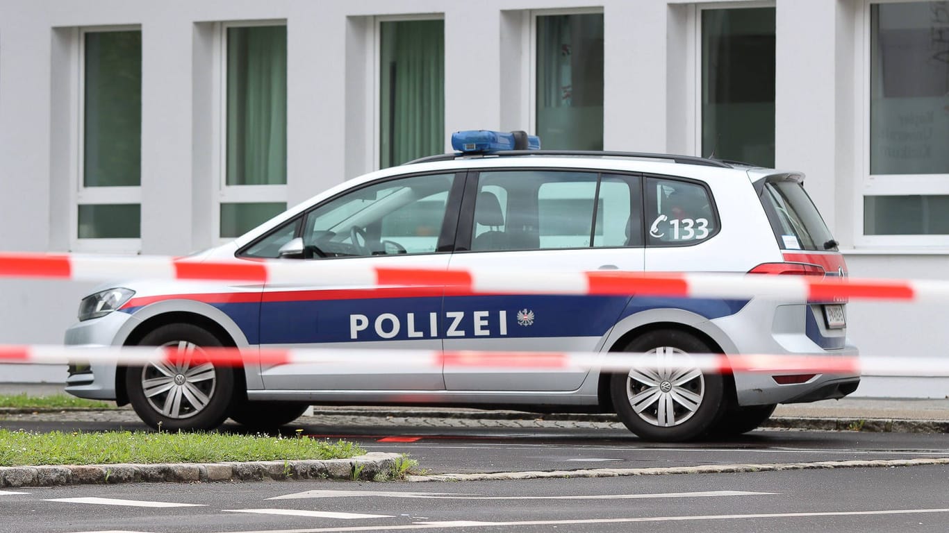 Ein Polizeiwagen in Oberösterreich: Der Vorfall ereignete sich in Österreich.