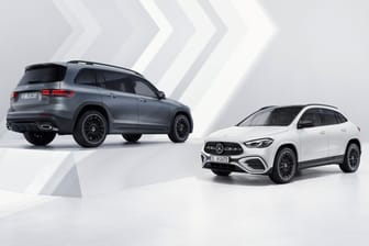 Neues Gesicht, neue Leuchtgrafiken: Die Einstiegs-SUV von Mercedes wurden überarbeitet.