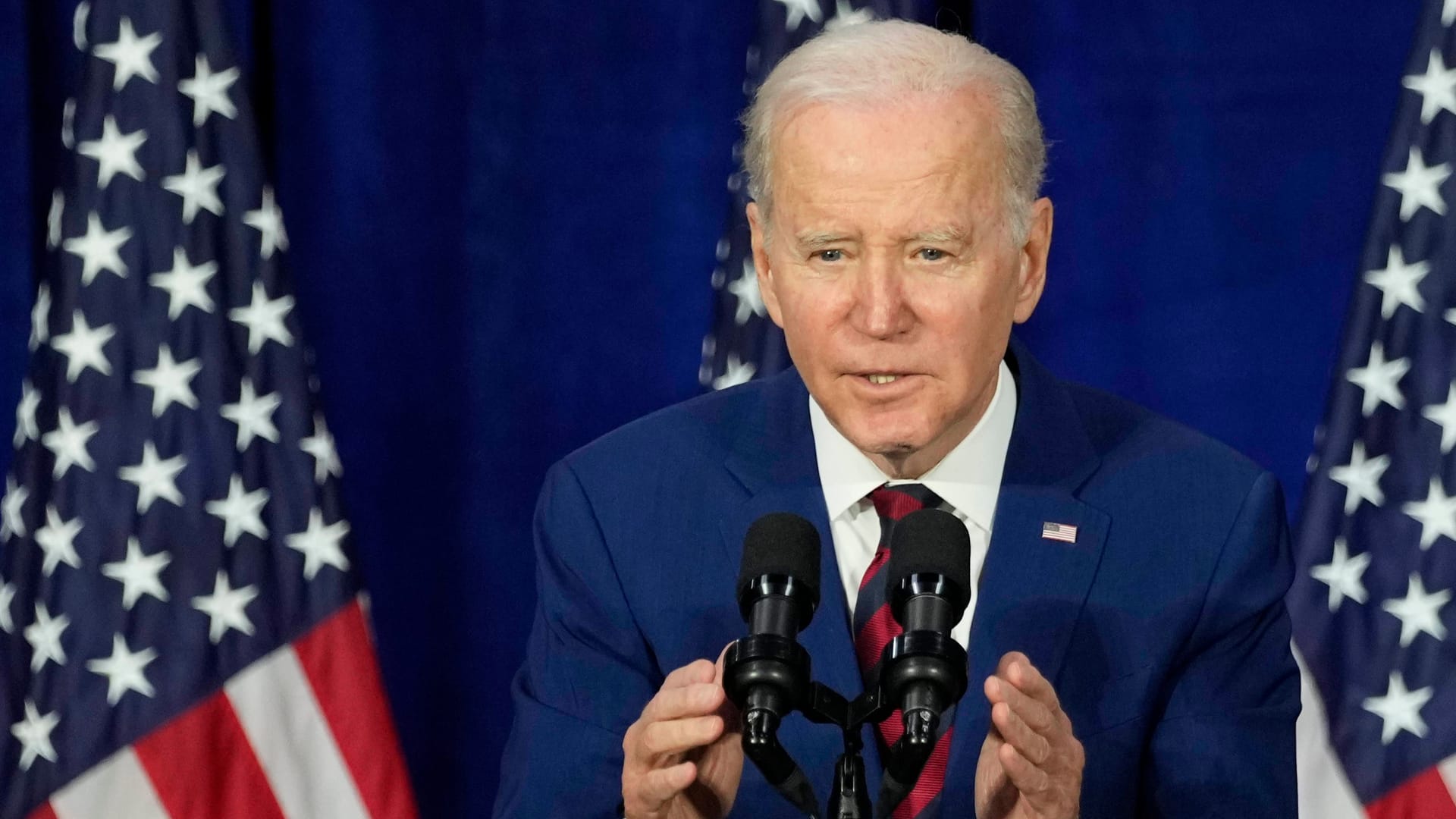 US-Präsident Biden (Archiv): Demokratische Prinzipien müssten das Kennzeichen der US-israelischen Beziehungen bleiben.