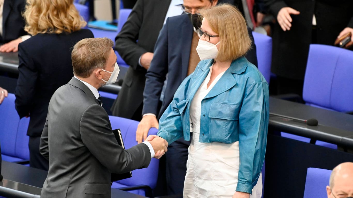 Können sich nicht einigen: Finanzminister Christian Lindner und Familienministerin Lisa Paus.