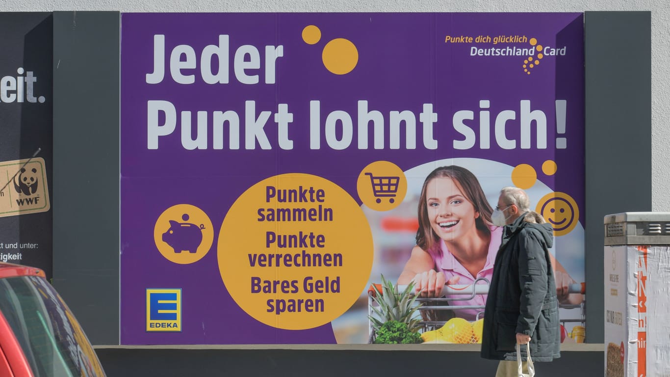 Deutschlandcard-Werbung (Archivbild): Edeka ist ein wichtiger Partner des Payback-Konkurrenten.