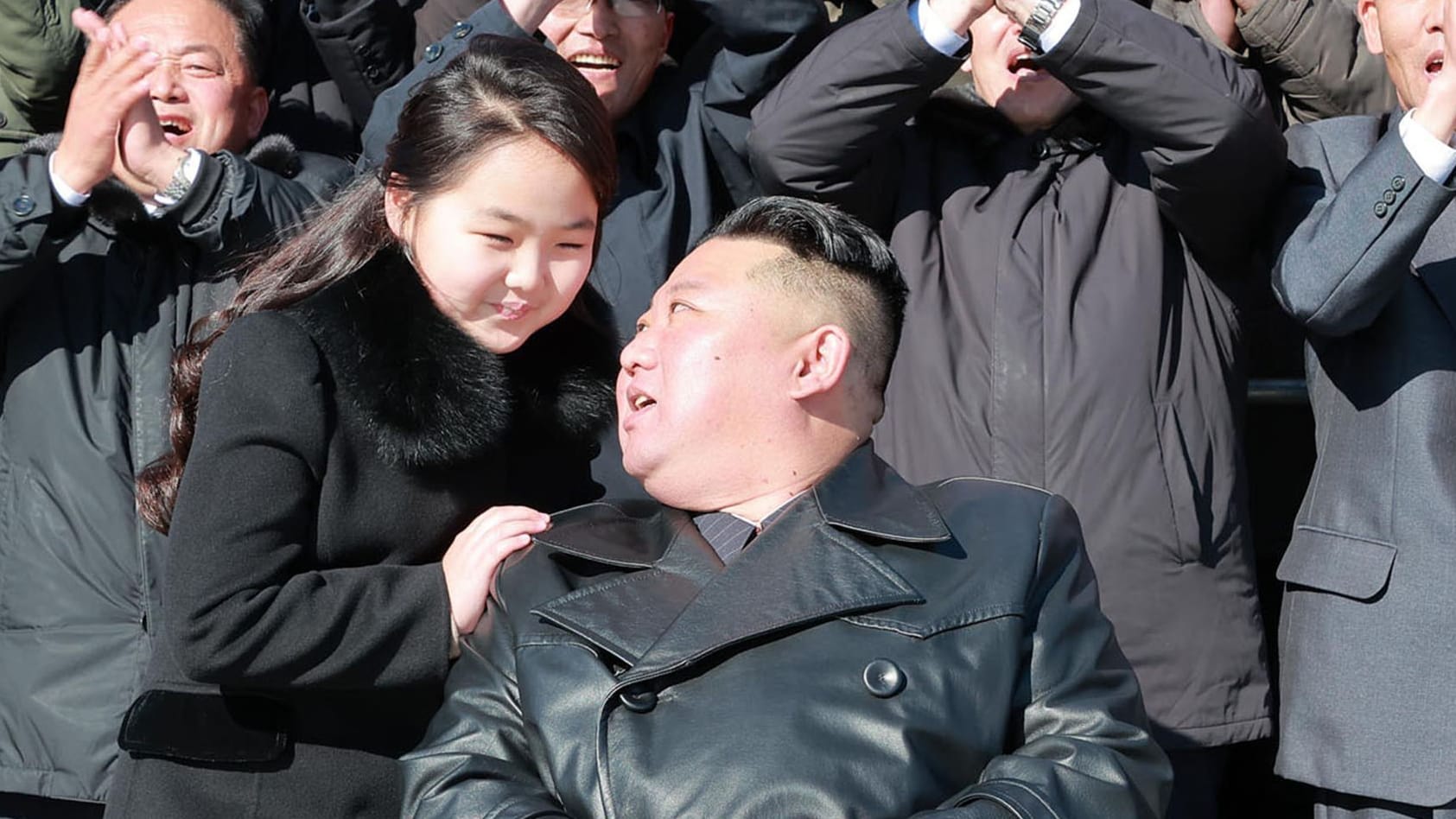 Kim Jong Un und seine Tochter