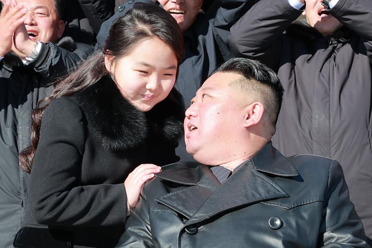 Kim Jong Un und seine Tochter