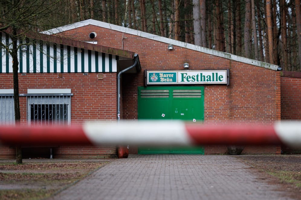 Das Schützenhaus in Bramsche: Eine 19-Jährige wurde am Rande einer Geburtstagsfeier getötet.