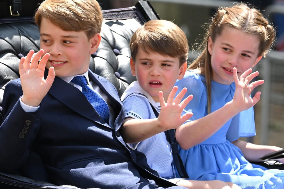 Prinz George, Prinz Louis und Prinzessin Charlotte: Die Drei sollen bei Charles' Krönung dabei sein.