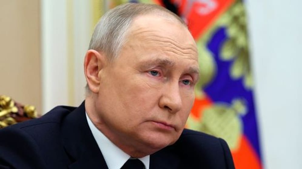Wladimir Putin in Moskau: Russland hat angekündigt, Atomwaffen in Belarus zu stationieren.