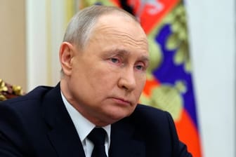 Wladimir Putin in Moskau: Russland hat angekündigt, Atomwaffen in Belarus zu stationieren.