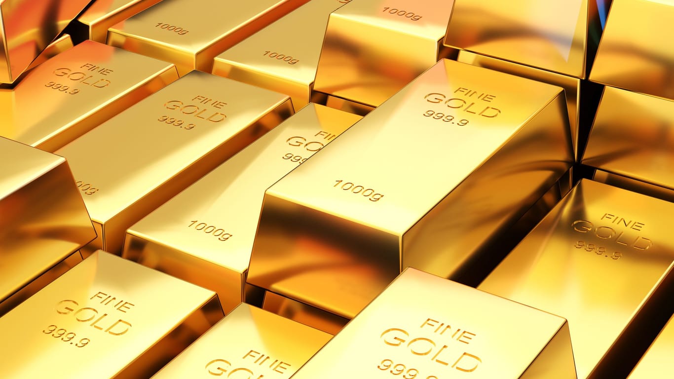 Goldbarren (Symbolbild): Viele Investoren suchen im Zuge der Bankenkrise nach sicheren Anlagestrategien.