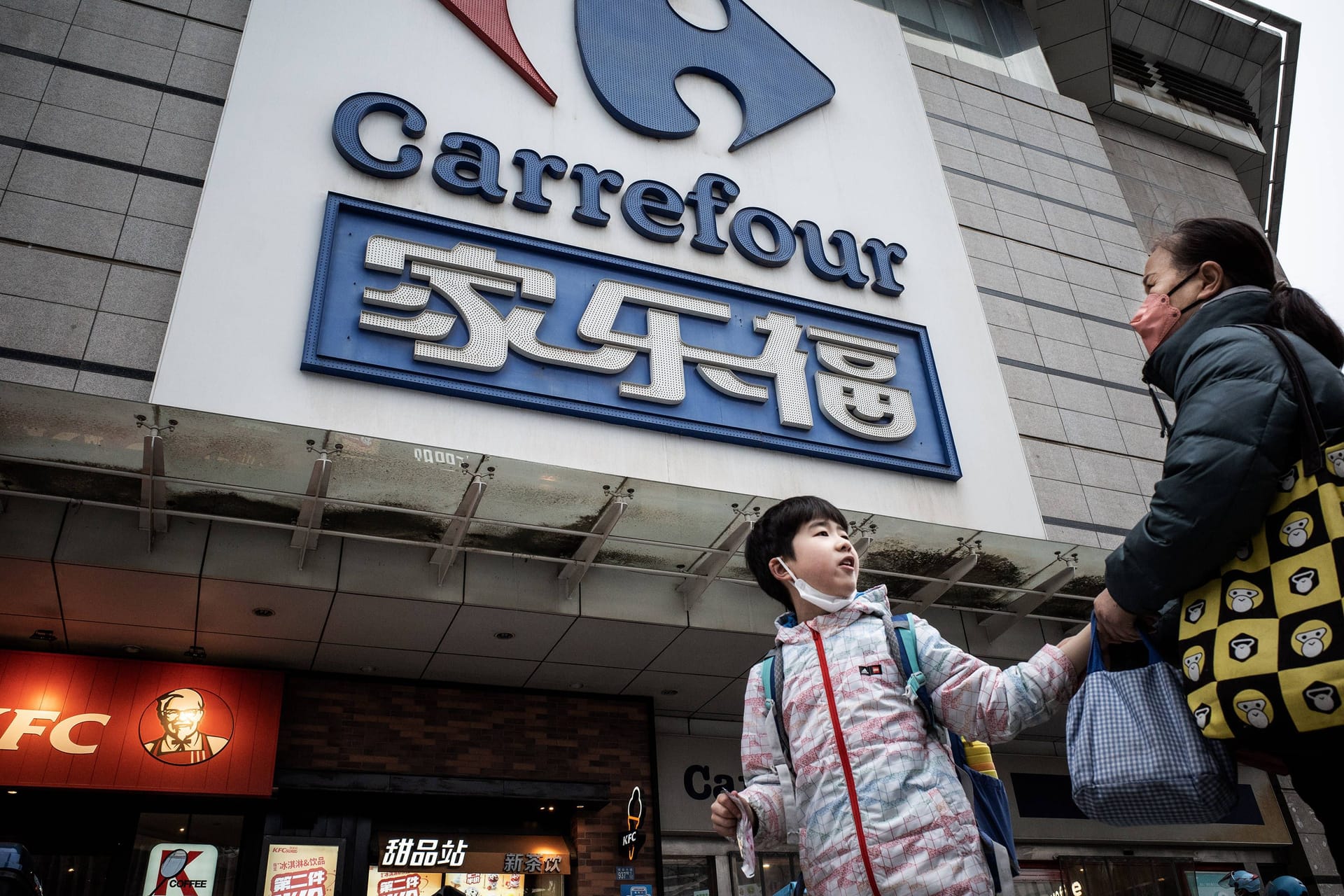 Ein Supermarkt in Wuhan: Dass der Coronavirus in einem Labor der chinesischen Stadt seinen Ursprung haben könnte, wird seit Beginn der Pandemie immer wieder diskutiert.