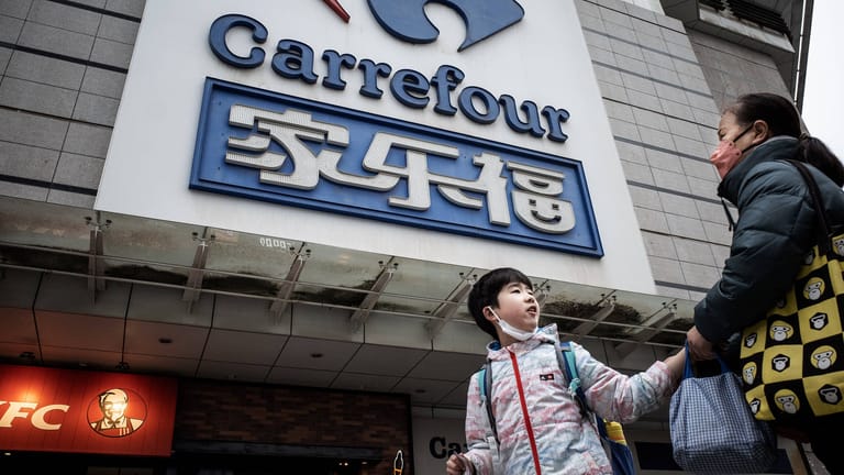 Ein Supermarkt in Wuhan: Dass der Coronavirus in einem Labor der chinesischen Stadt seinen Ursprung haben könnte, wird seit Beginn der Pandemie immer wieder diskutiert.