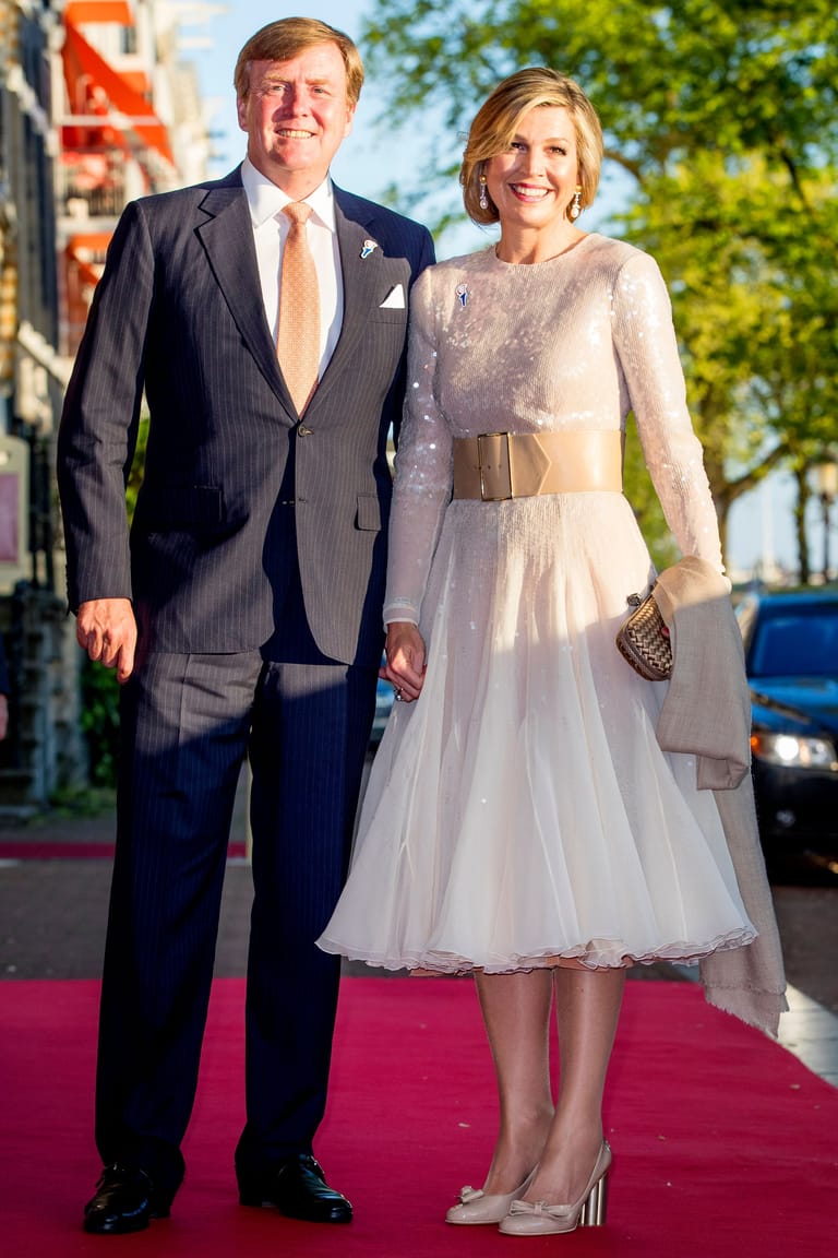 König Willem Alexander und Königin Máxima am 5. Mai 2018 bei einem Konzertbesuch in Amsterdam.