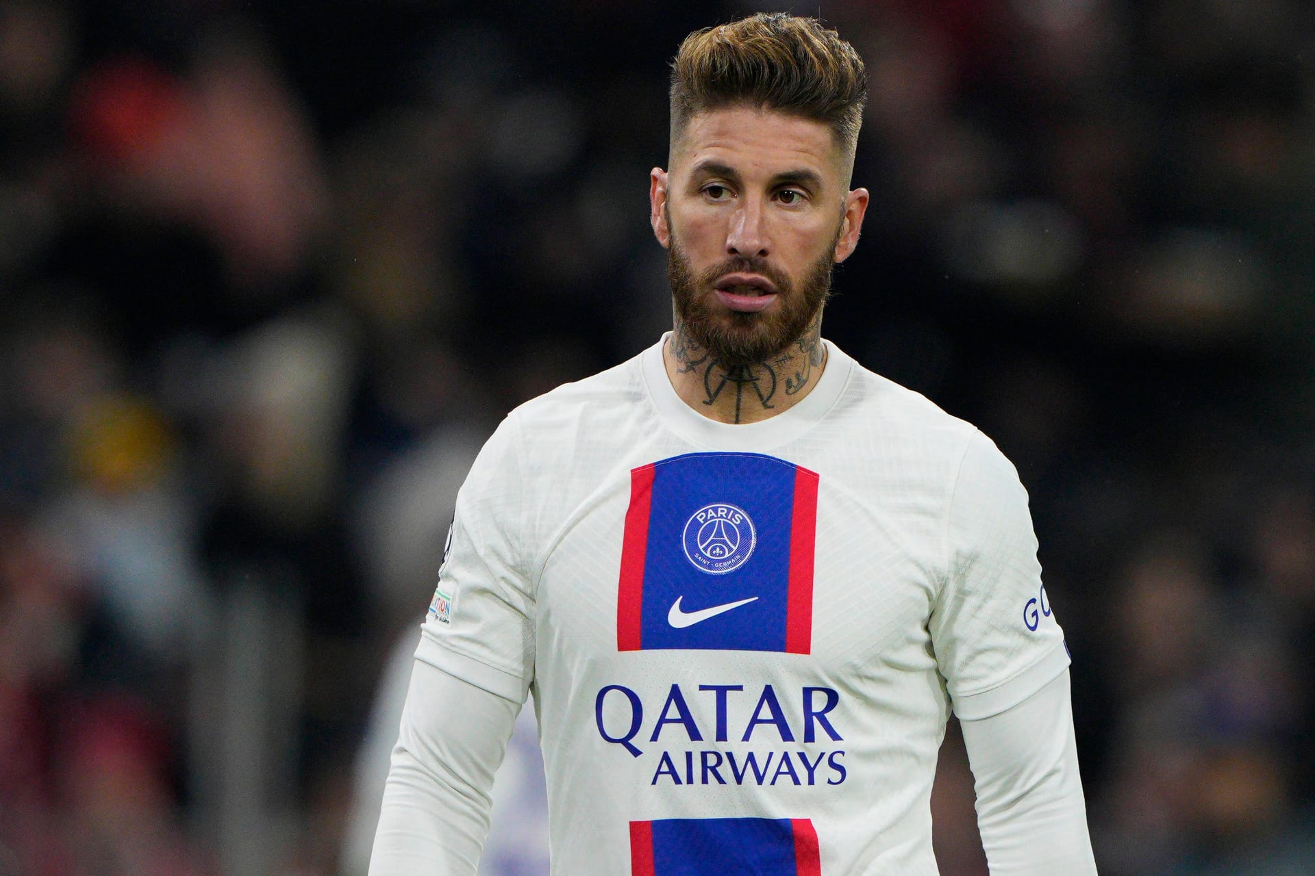 Sergio Ramos: Der 36-jährige Verteidiger von PSG fluchte nach dem Aus in der Königklasse.