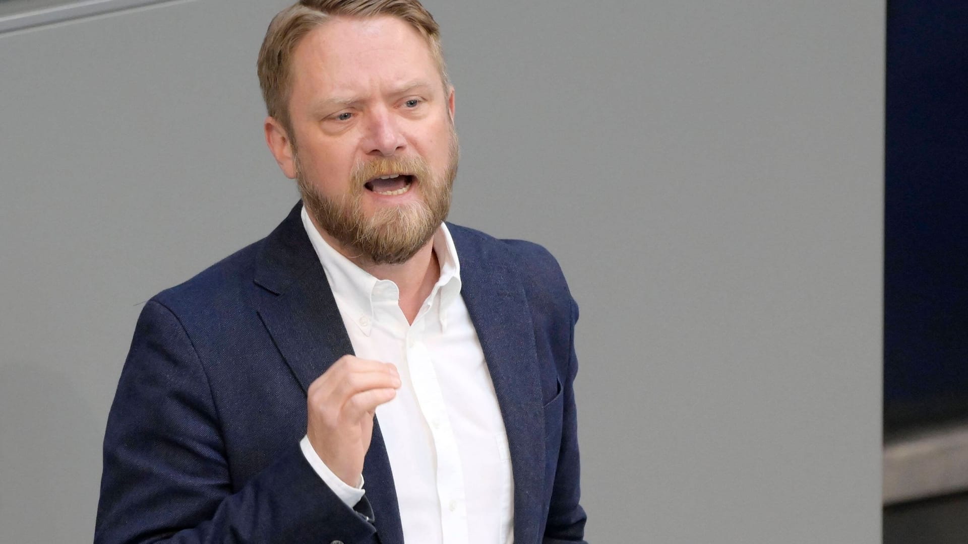 Jan Korte im Bundestag (Archivbild): Er ist gegen die Wahlrechtsreform.