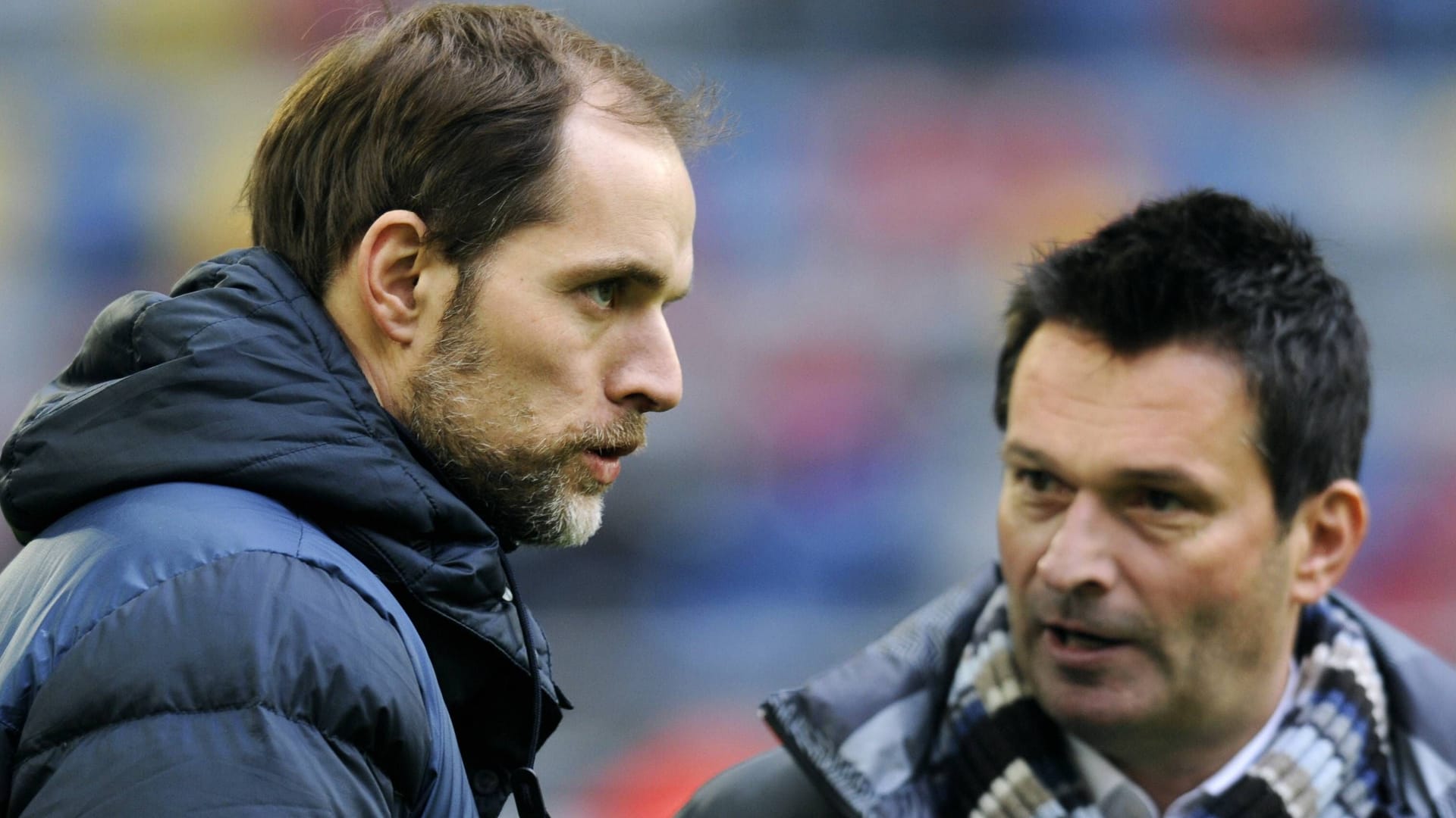 Gemeinsame Zeiten in Mainz: Tuchel (li.) und Heidel in der Saison 2012/13.