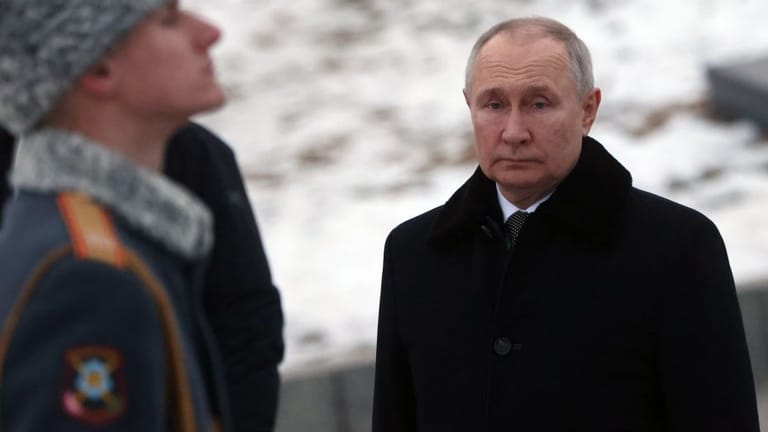 Russlands Präsident Wladimir Putin bei einem Besuch in Wolgograd.