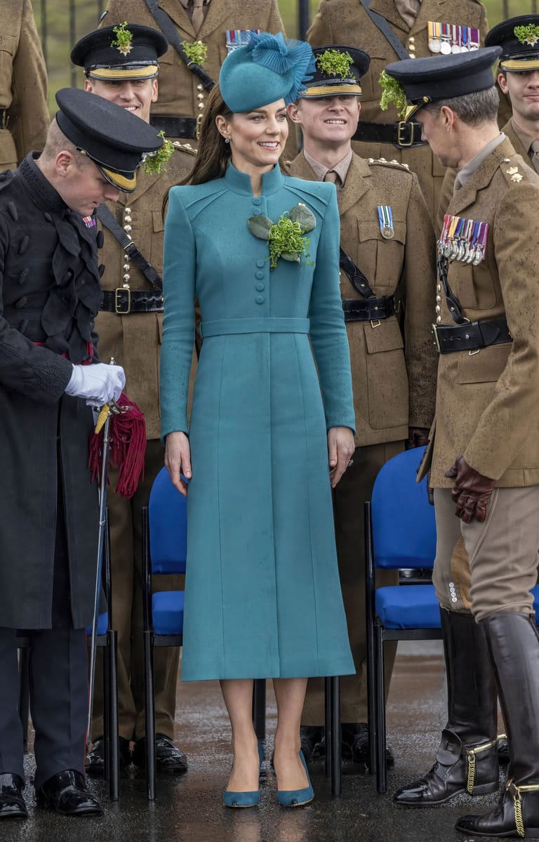 Prinzessin Kate kam dieses Mal in einem etwas anderen Grünton.