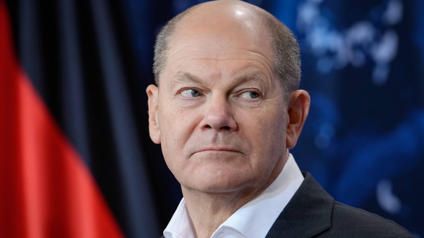 Olaf Scholz hat zu tun.